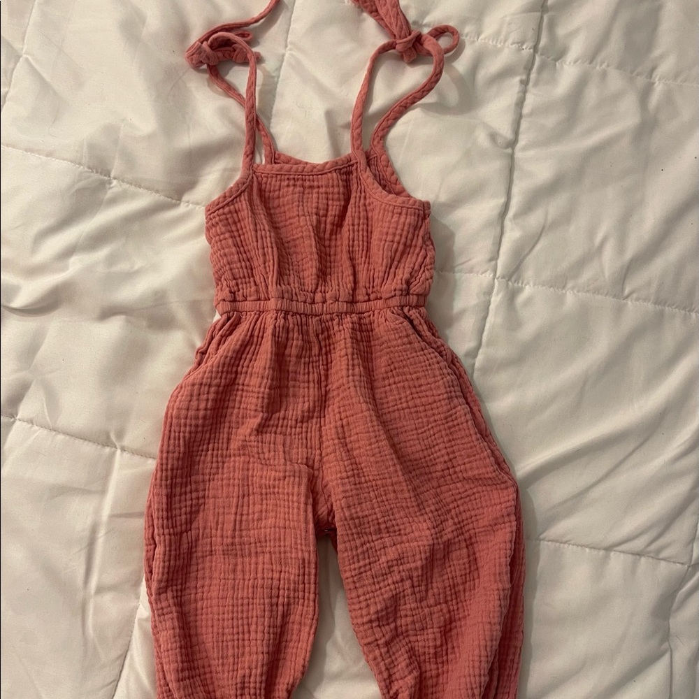 pink jumpsuit
